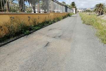 Abandono del Parque de las Mil Palmeras del Valle de Jinámar/TA.